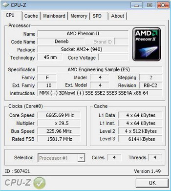 phenom II X4 + HD 4870 X2 x2 record